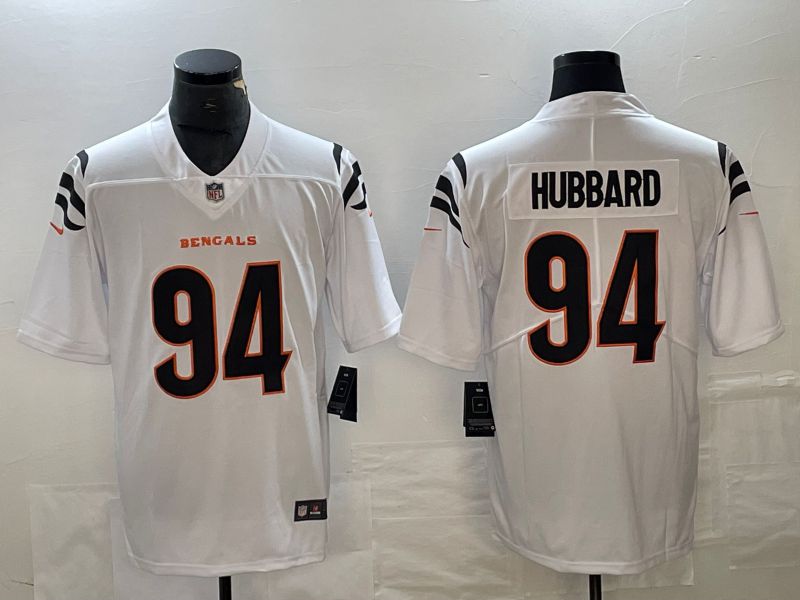 Men Cincinnati Bengals #94 Hubbard White New Nike Vapor Untouchable Limited NFL Jersey